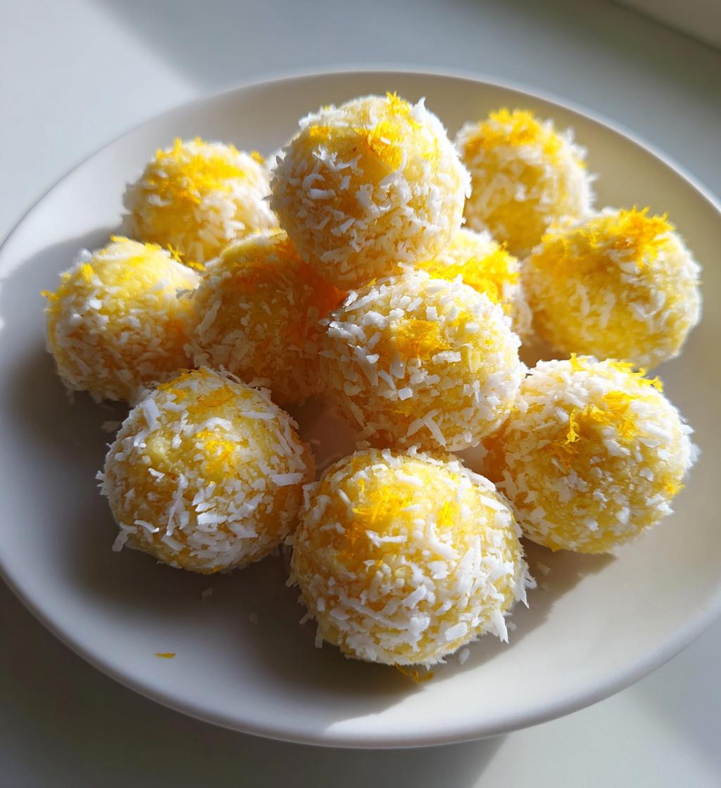 lemon coconut balls