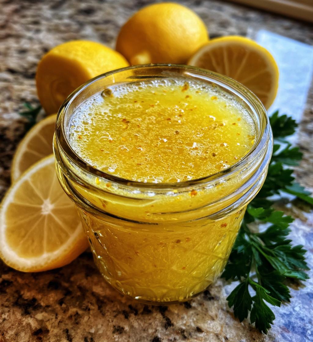 lemon vinaigrette - detail 1