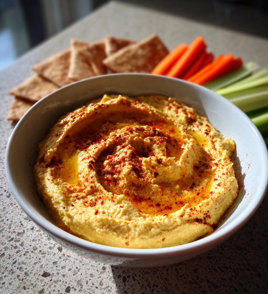 lentil hummus - detail 1