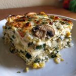 loaded veggie white lasagna
