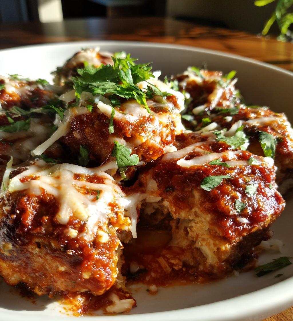 low carb enchilada meatballs recipe - detail 1