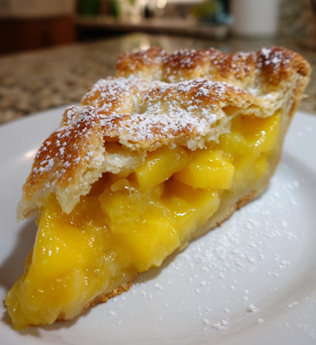mango pie - detail 1