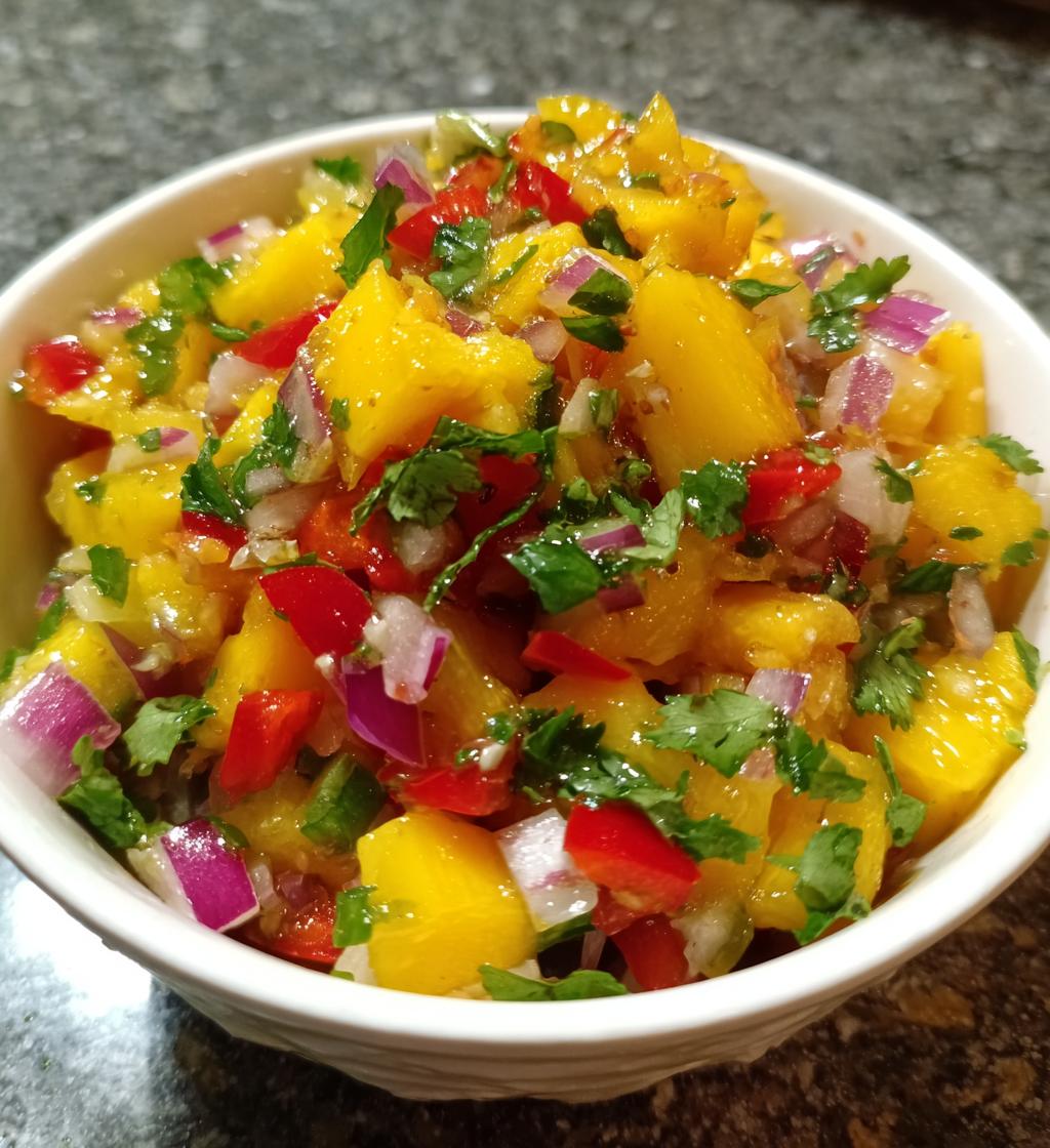 mango salsa - detail 1