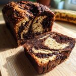 marbled banana bread vegan