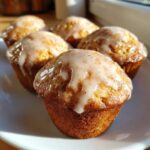 mini chai muffins with vanilla bean glaze