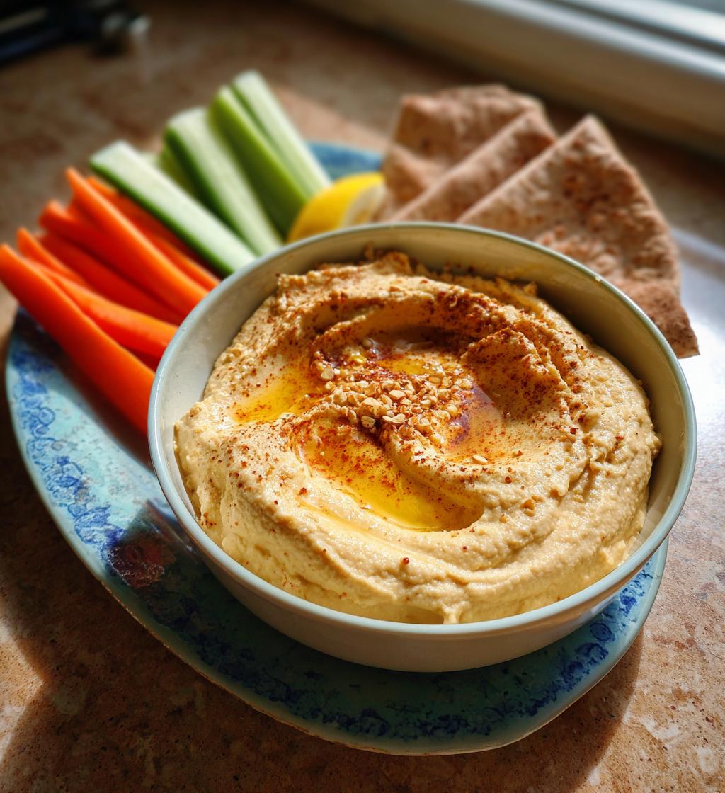 oil free hummus