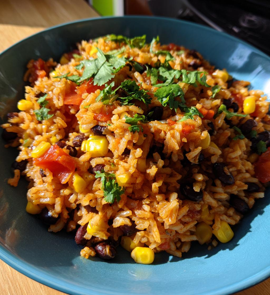 one pan mexican rice - detail 1