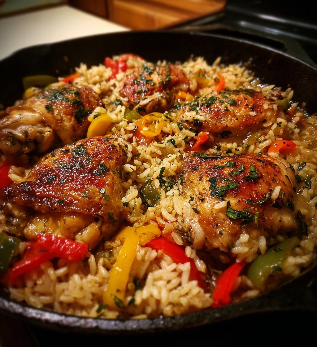 one pot chicken and rice