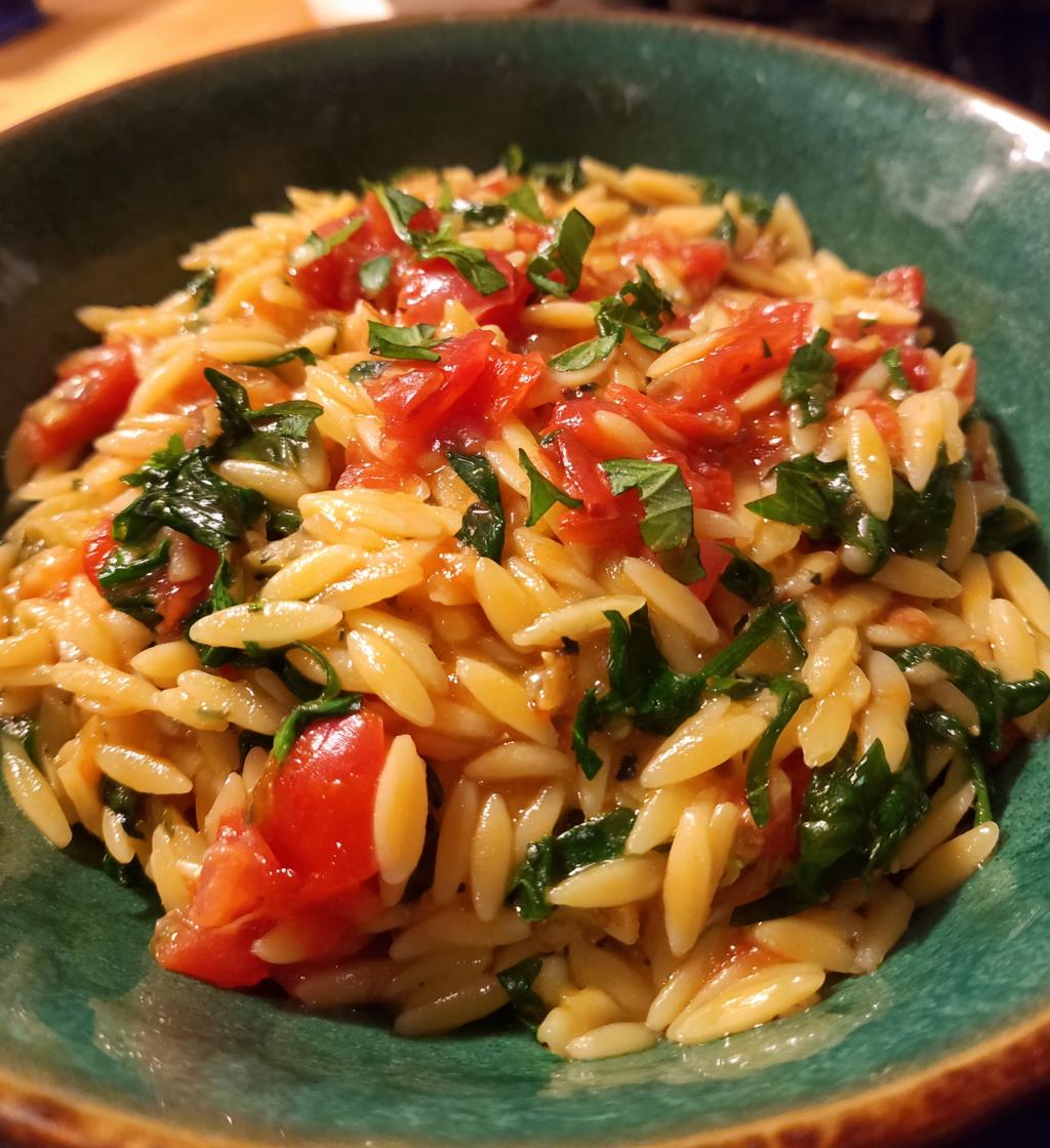 one pot orzo - detail 1