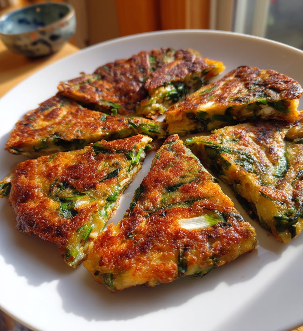 pajeon korean scallion pancakes