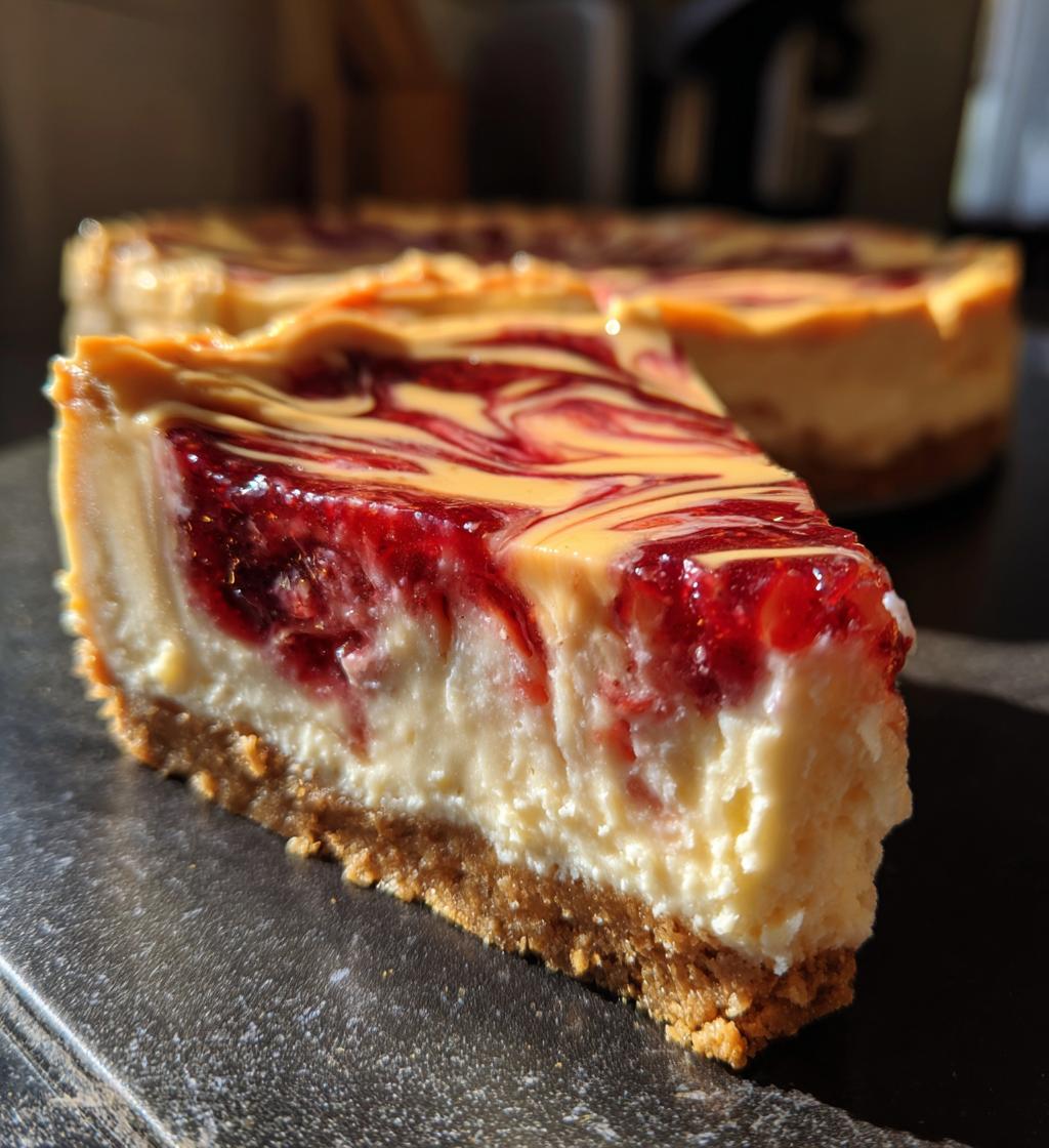 peanut butter and jelly cheesecake