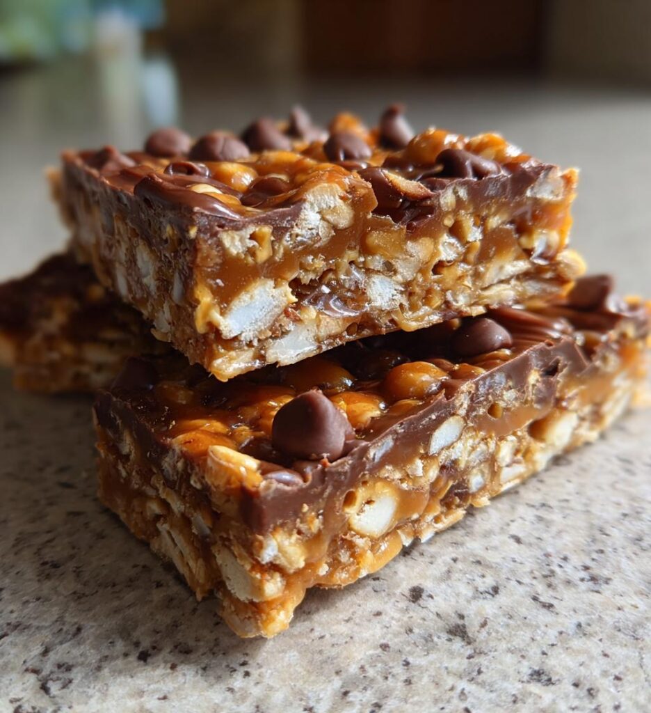 peanut butter crunch bars