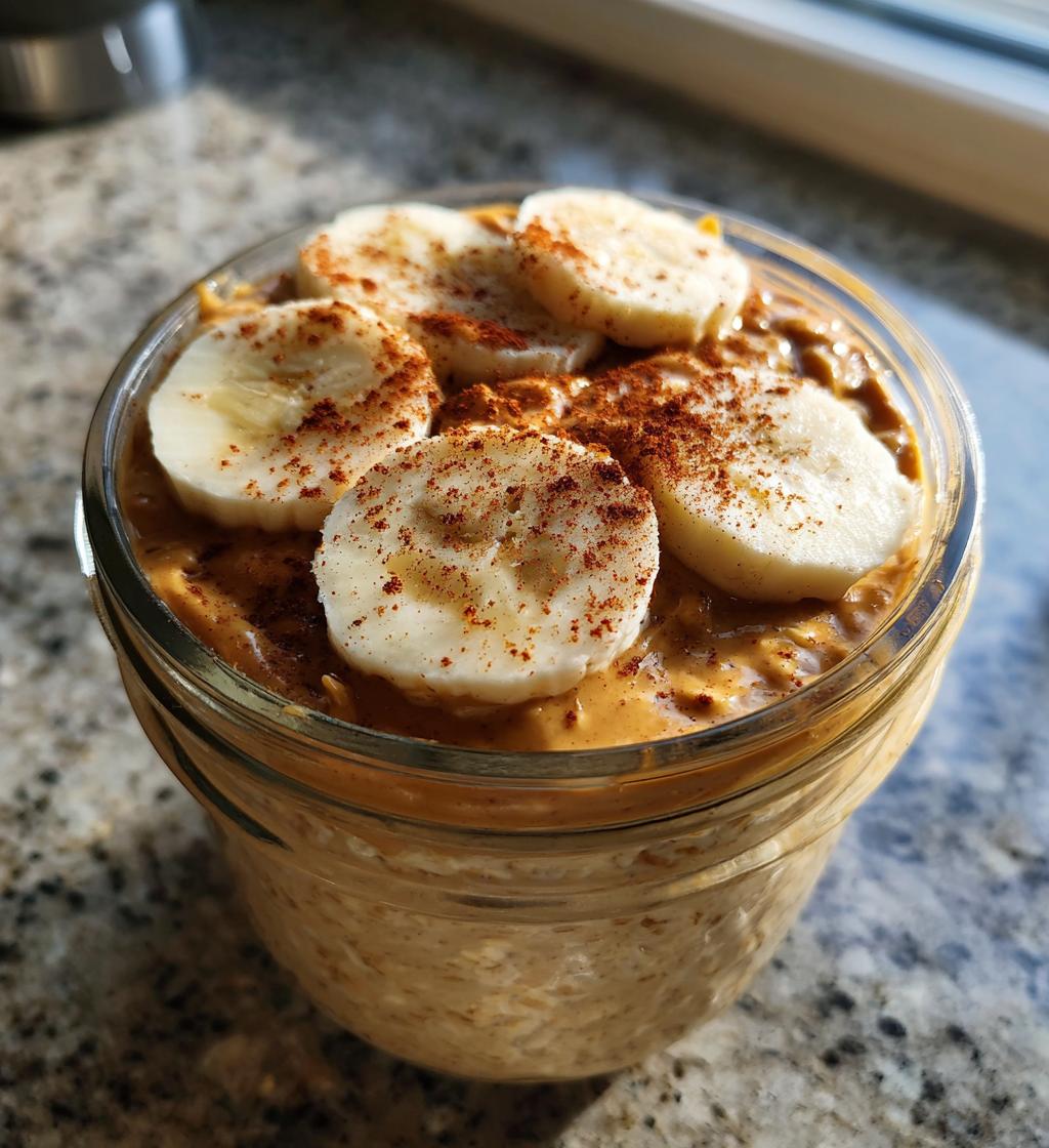 peanut butter overnight oats
