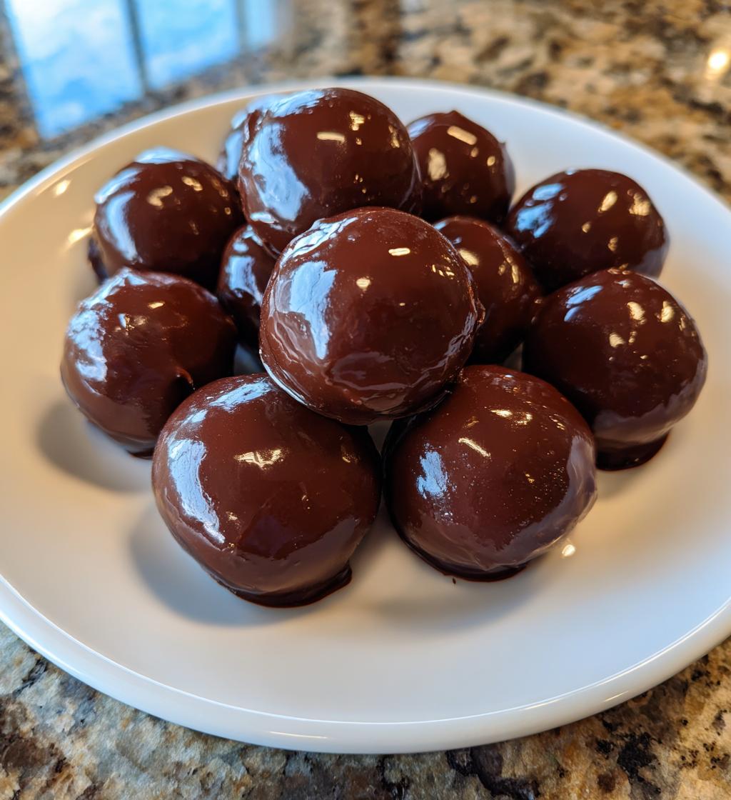peanut butter truffles - detail 1
