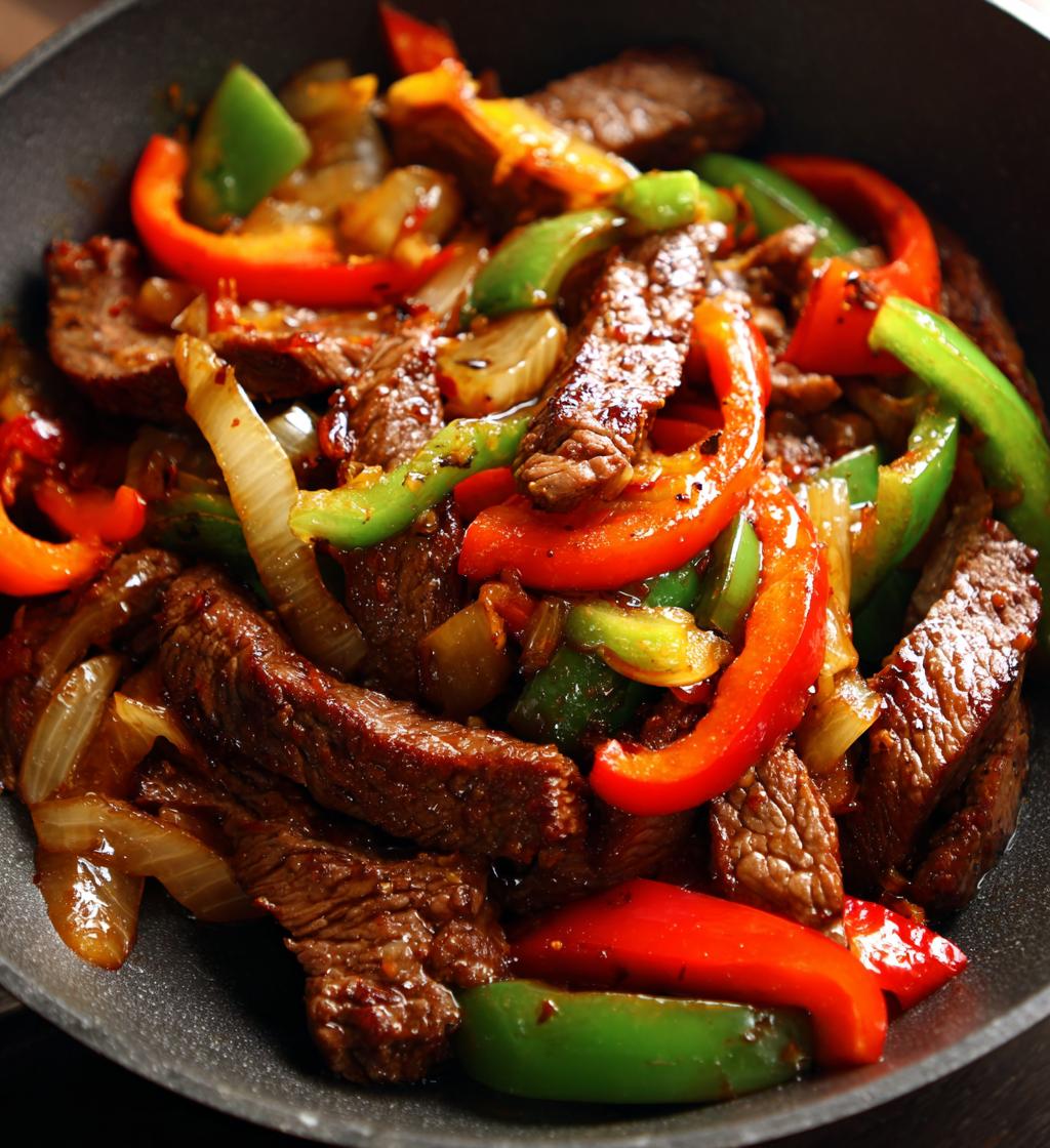 pepper steak in a crock pot