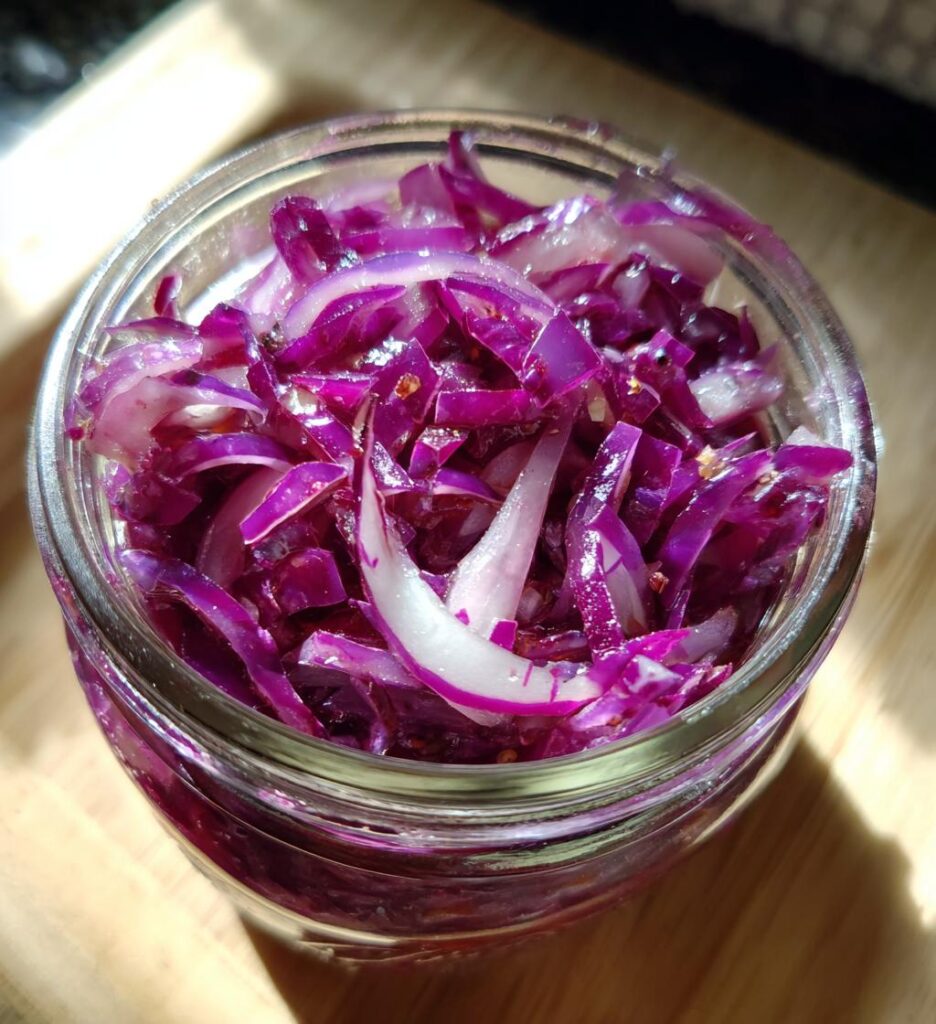 pickled red onions