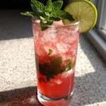pink coconut mojito