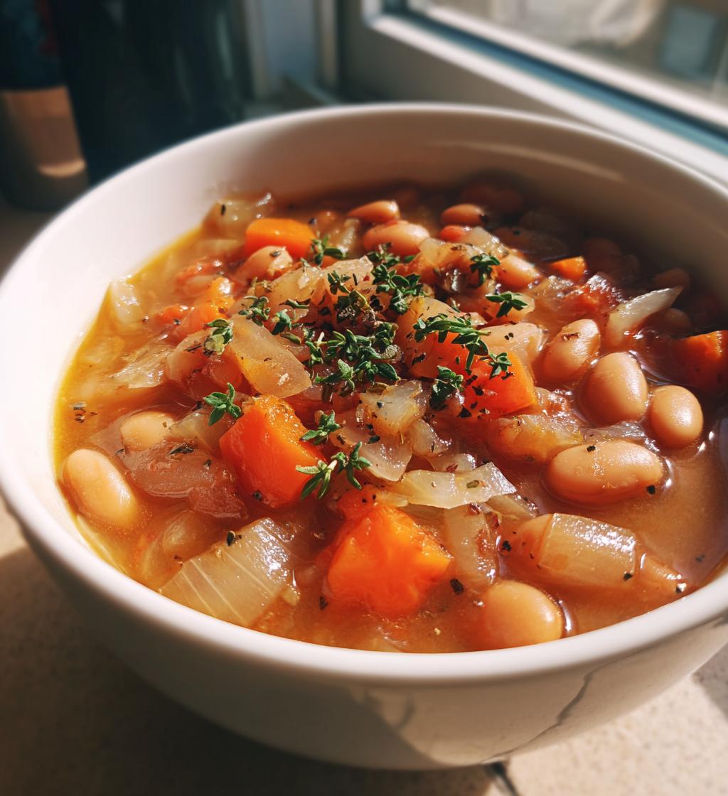 pinto bean soup - detail 1