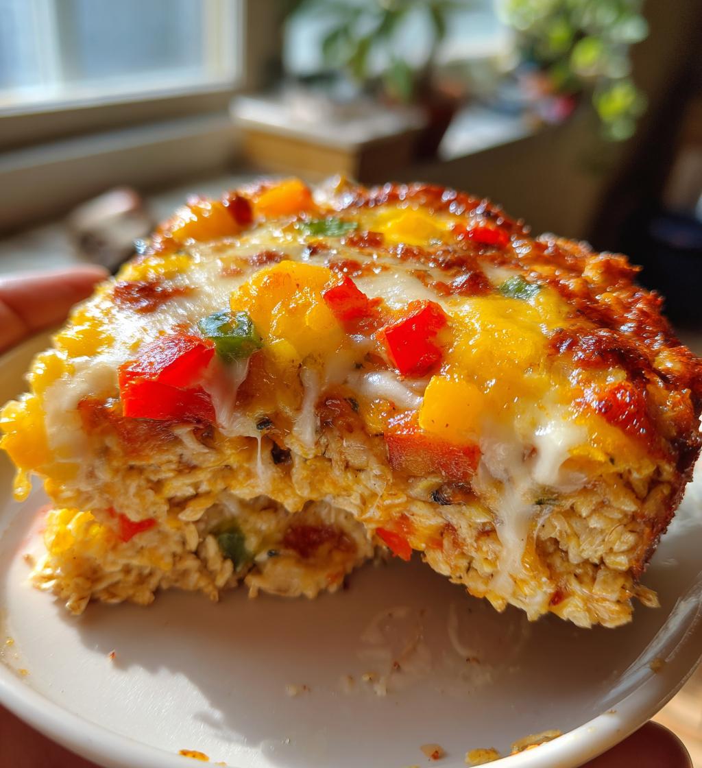 pizza baked oats