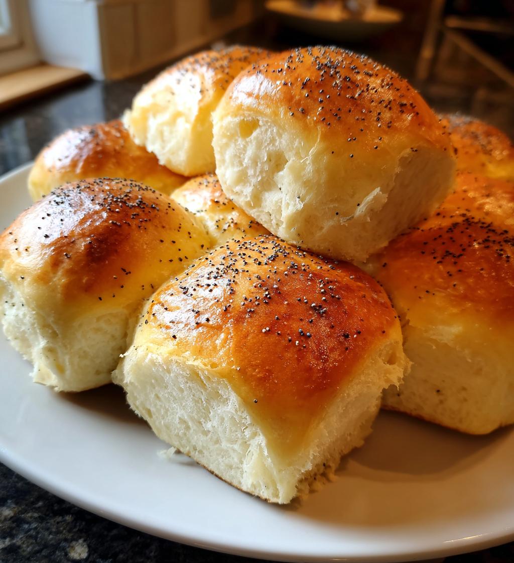 poppy seed yeast rolls