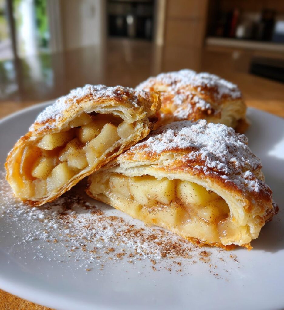 puff pastry apple rings