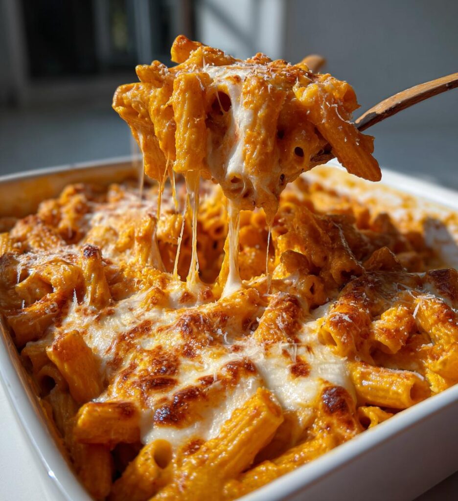pumpkin pasta bake
