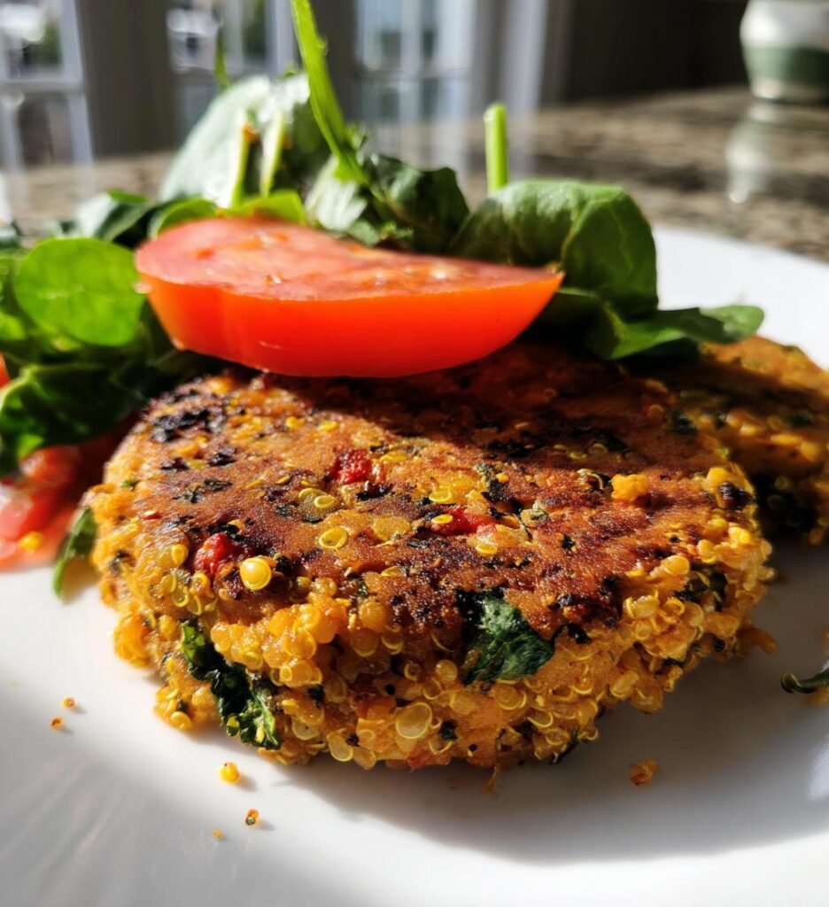 quinoa lentil burgers