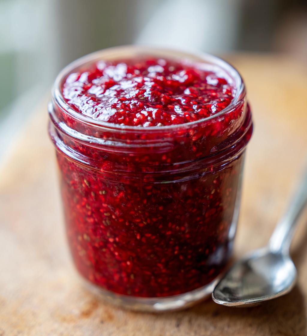 raspberry chia jam