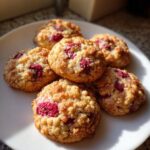 raspberry crumble cookies