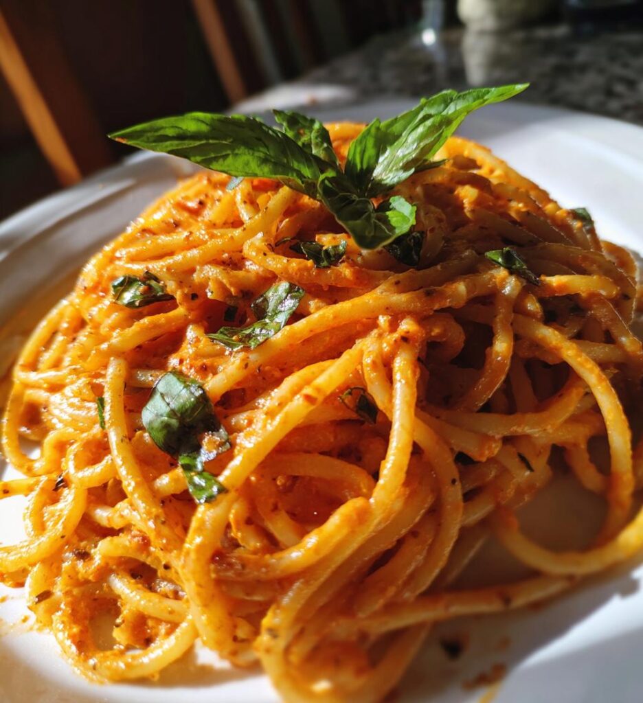 roasted red pepper pasta