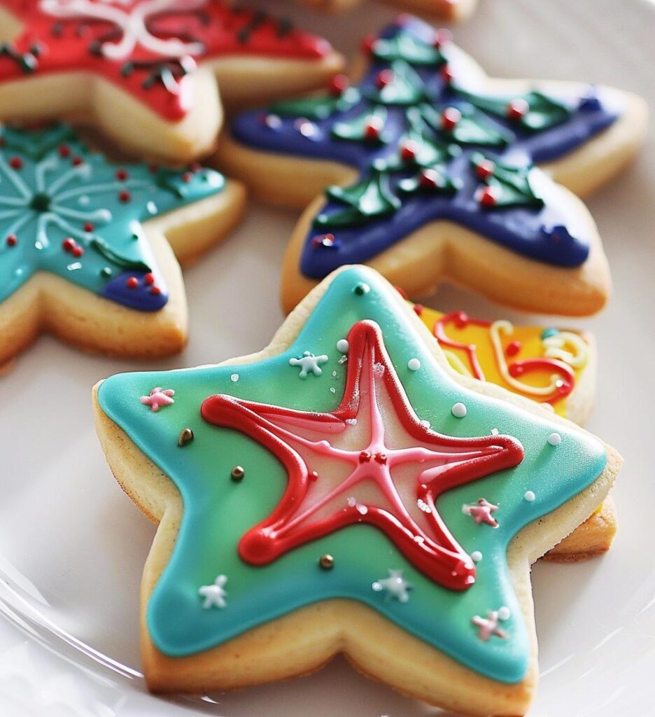 royal icing christmas cookies