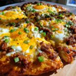 sausage breakfast pizza