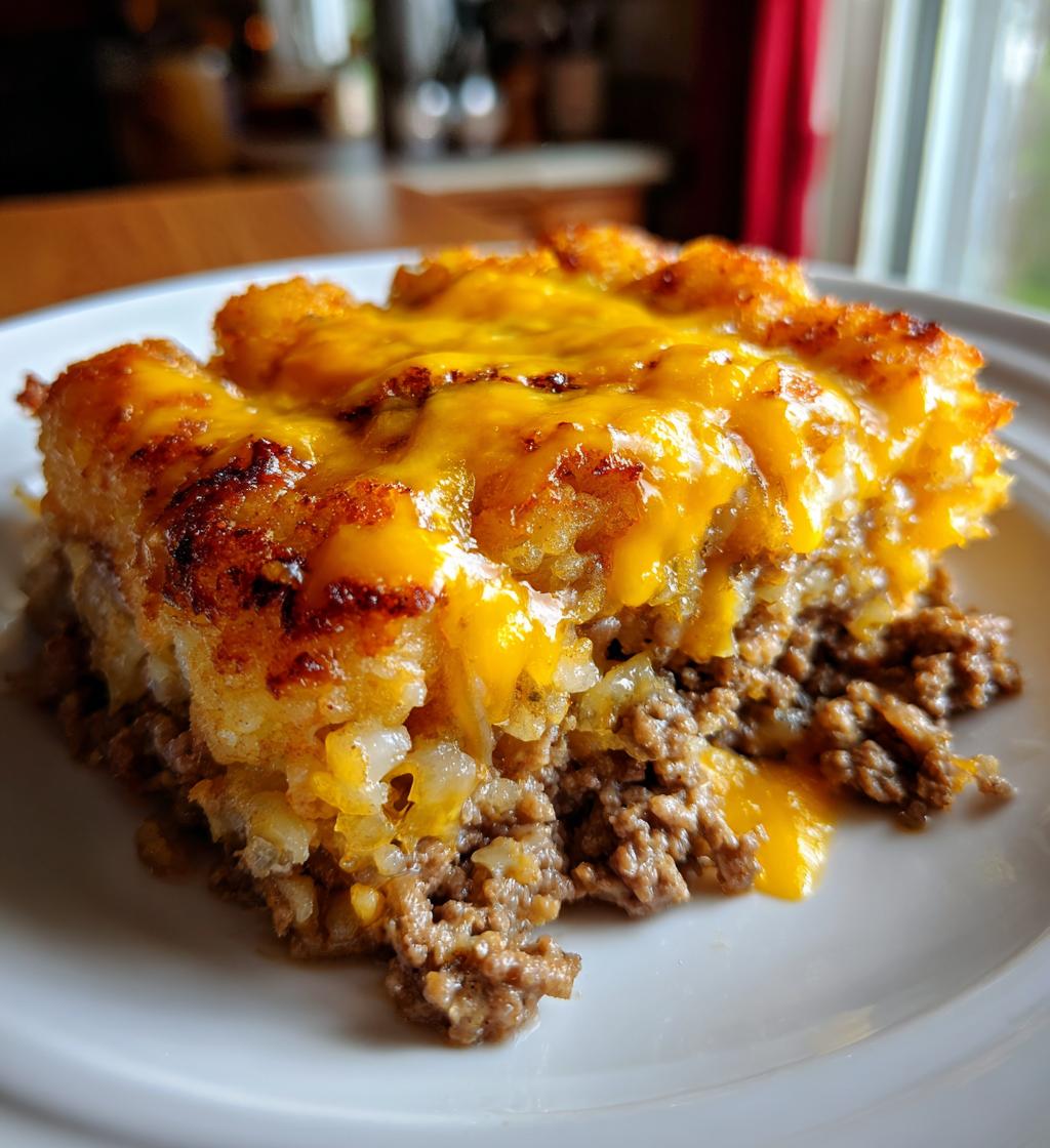 simple and delicious tater tot casserole recipe - detail 1