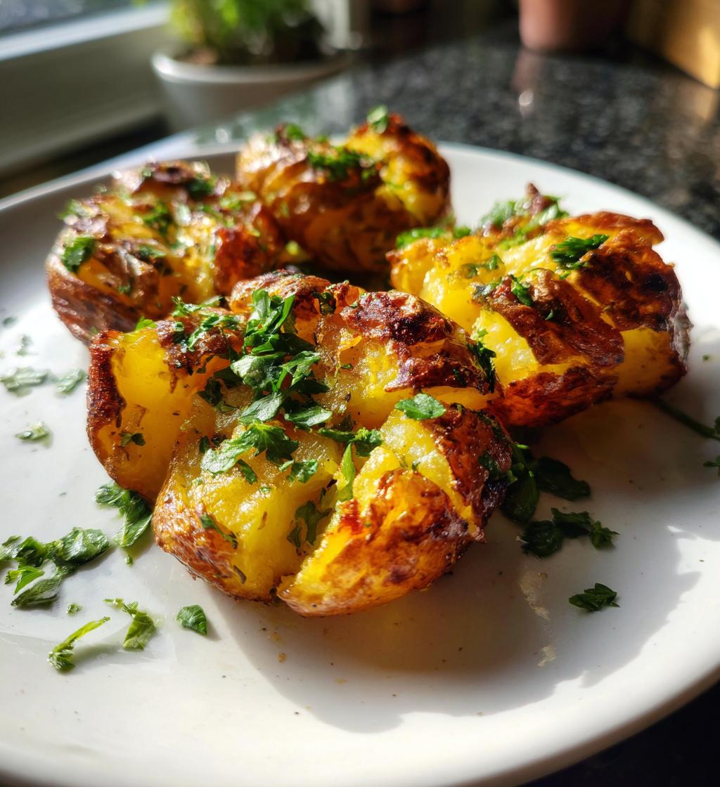 smashed potatoes
