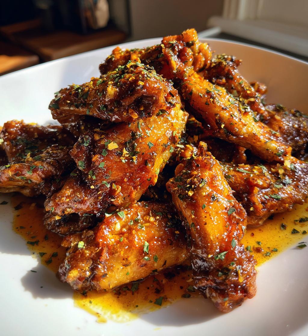 smothered chicken wings recipe - detail 1