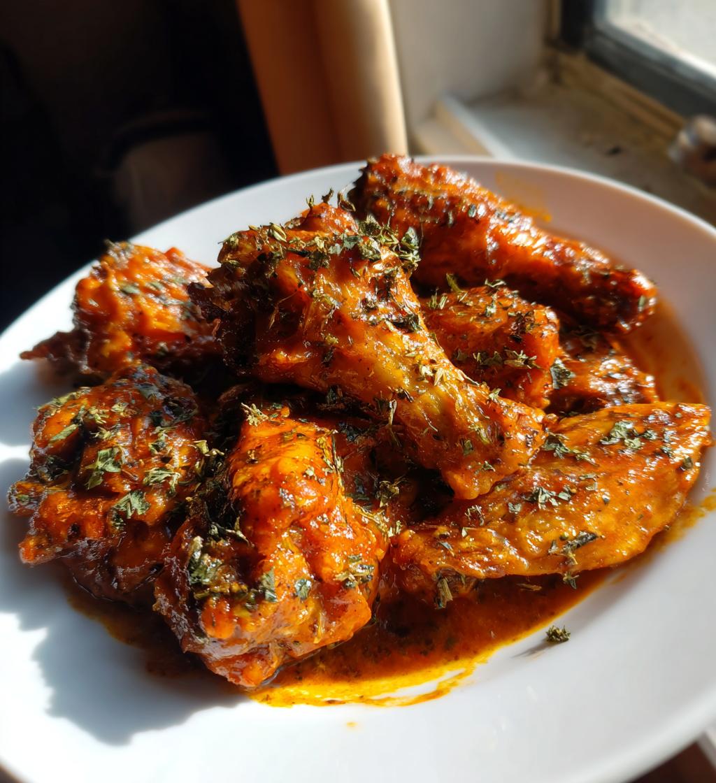smothered chicken wings recipe