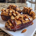 snickers stuffed dates