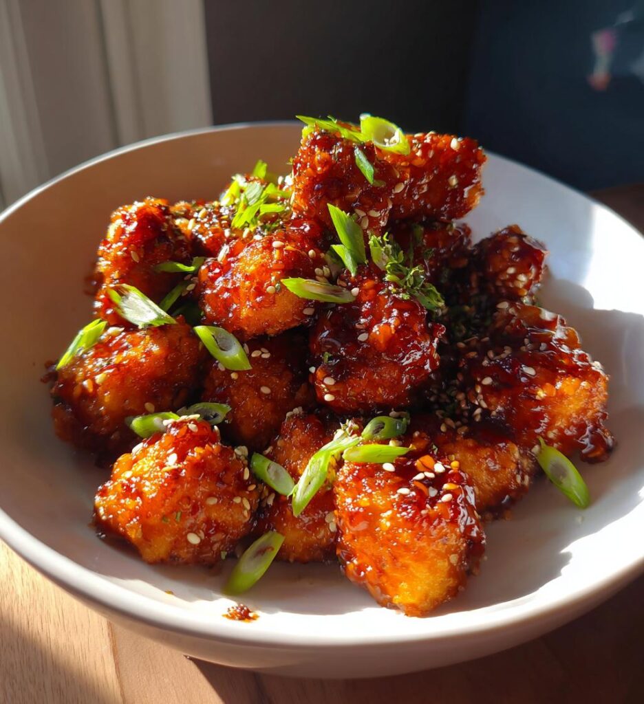 sticky teriyaki tofu