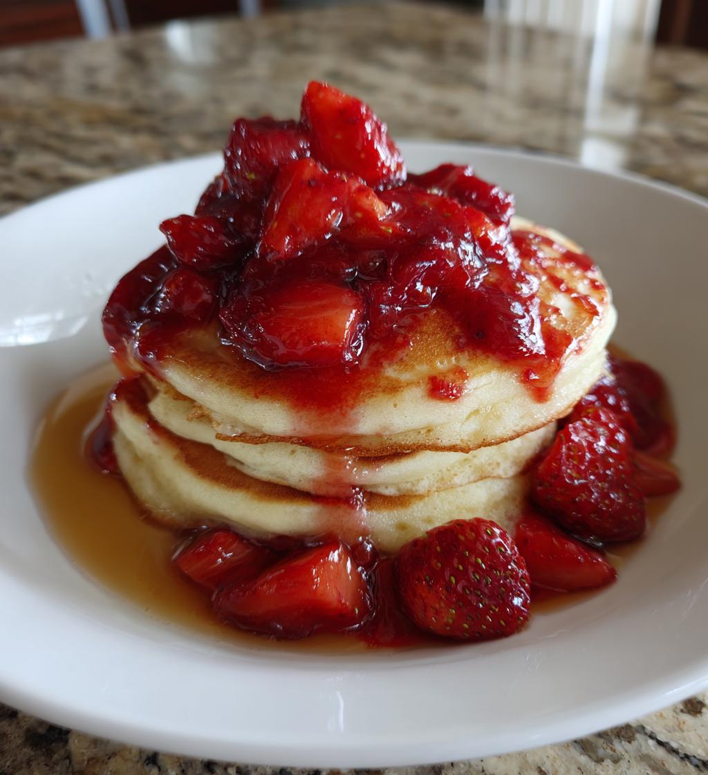 strawberry compote sauce - detail 1