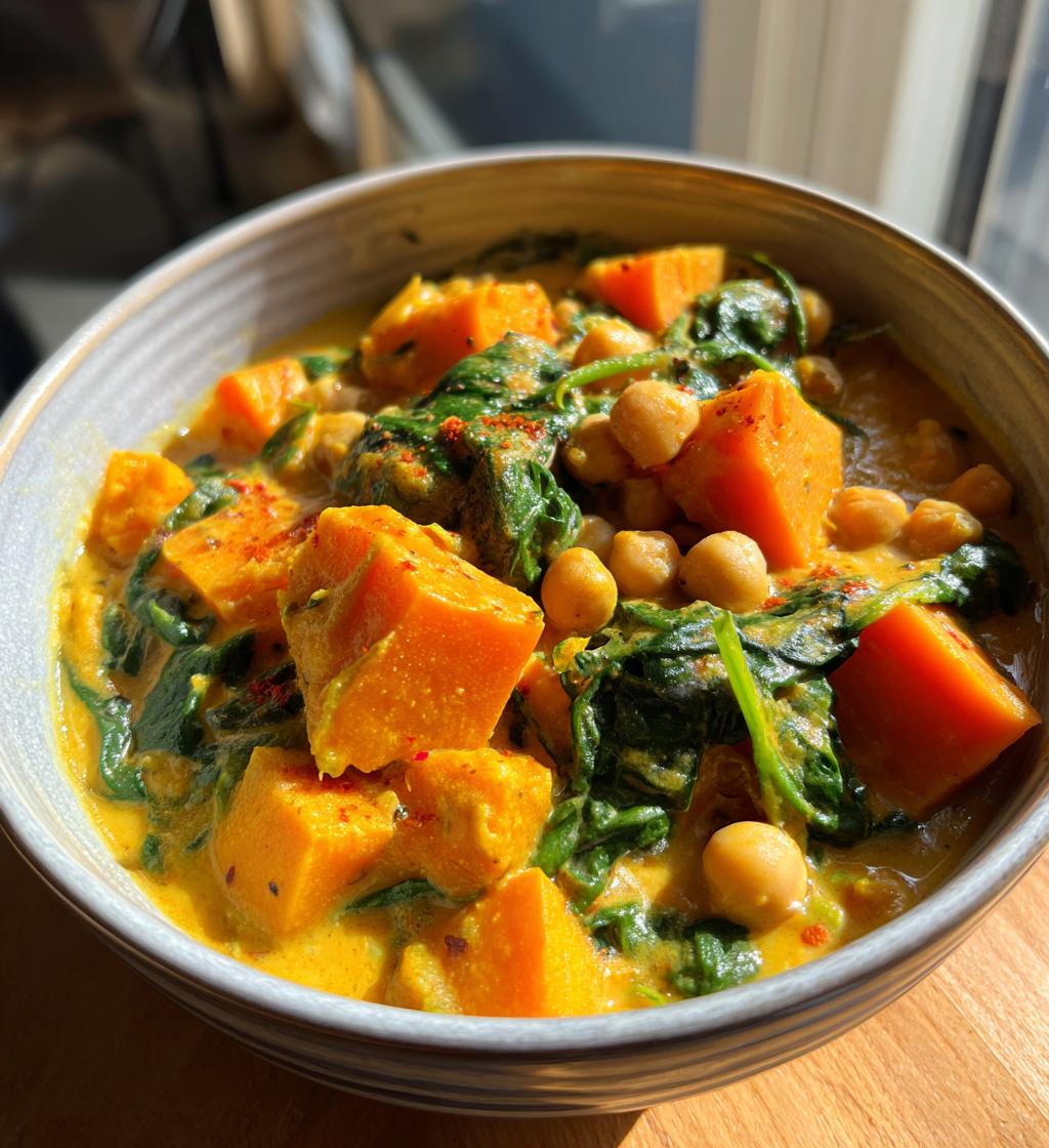 sweet potato curry vegan - detail 1