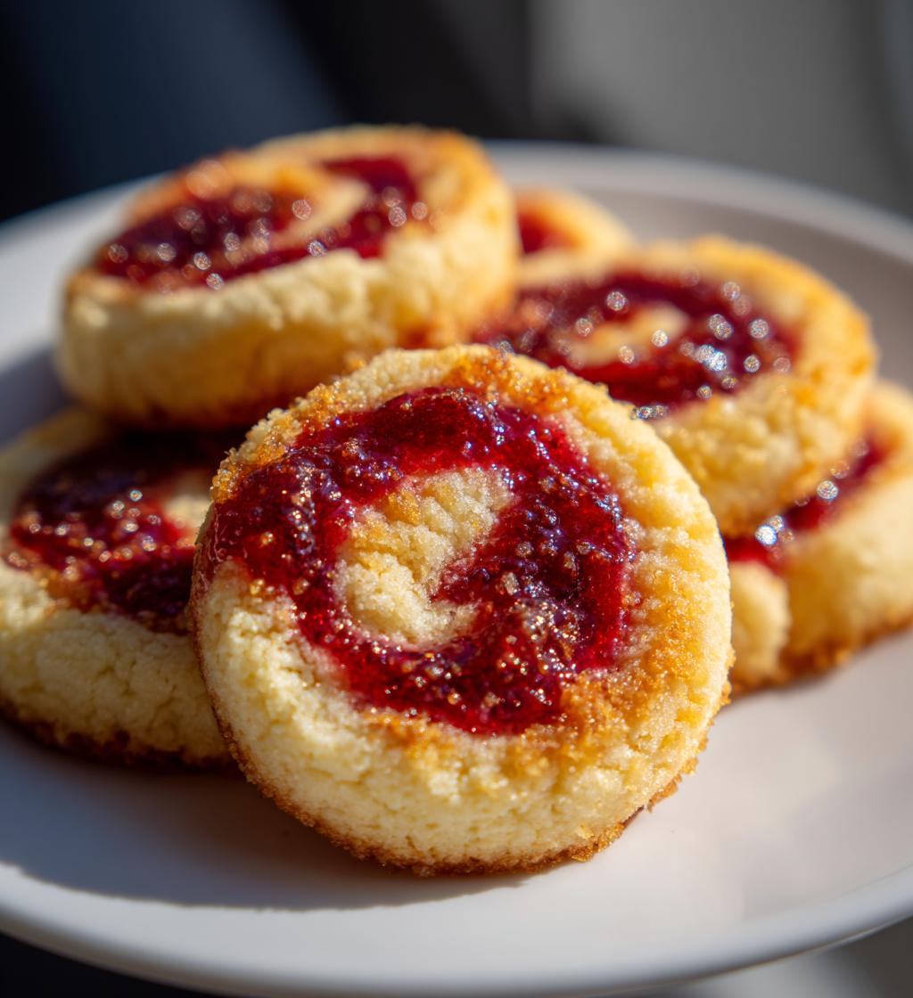 sweet raspberry lemon swirl cookies - detail 1