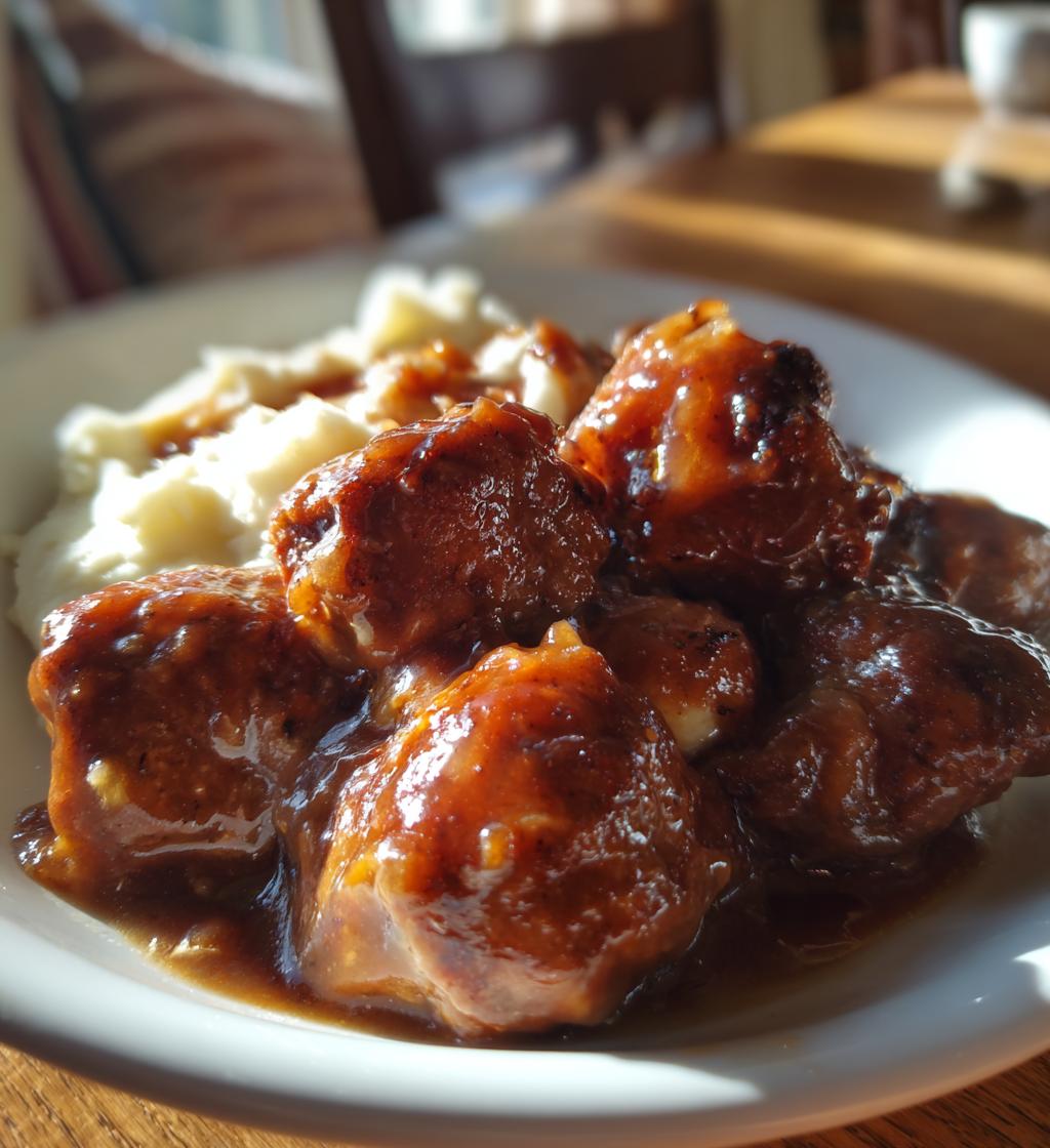 ultimate smothered meatballs recipe - detail 1