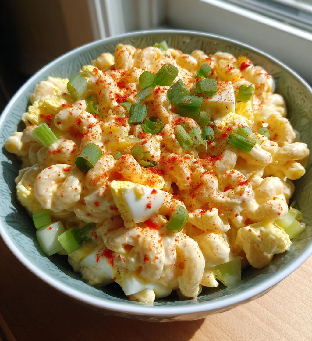 unique deviled egg macaroni pasta salad recipe that stuns - detail 1