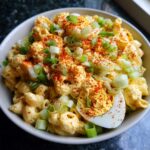 unique deviled egg macaroni pasta salad recipe that stuns