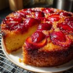 upside down plum cake