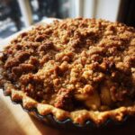 vegan apple pie streusel gluten free
