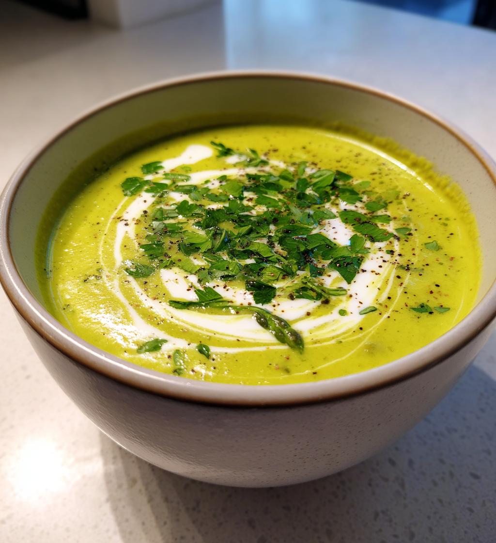 vegan asparagus soup