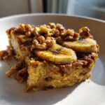 vegan baked banana oatmeal