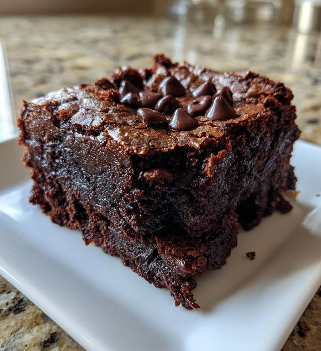vegan black bean brownies - detail 1