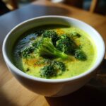 vegan broccoli cheese soup